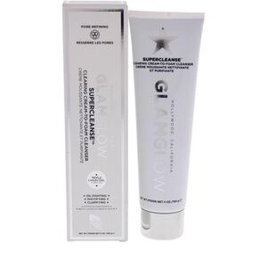 GLAMGLOW Supercleanse Clearing Cream-to-Foam Cleanser - White & Silver